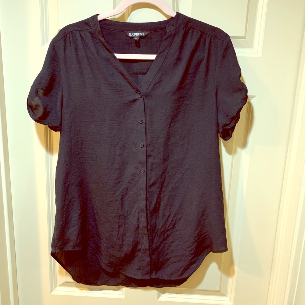 Black button up